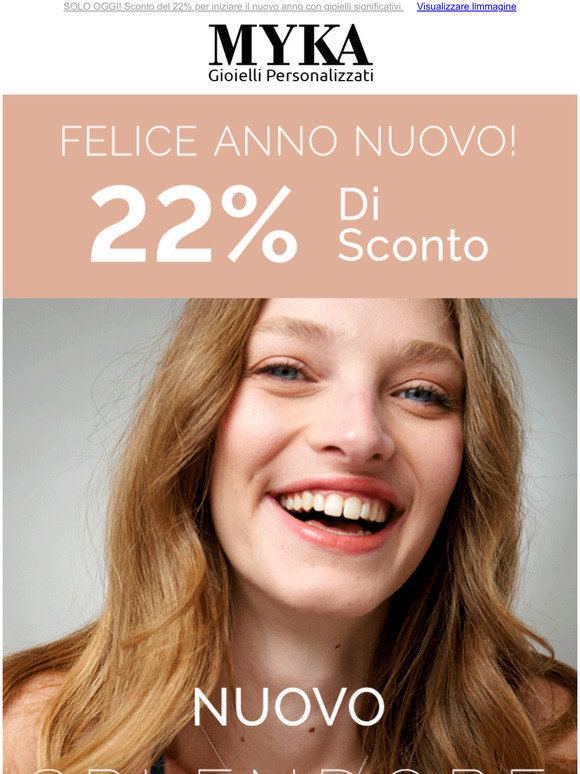 Il 22% di sconto   il tuo anno per BRILLARE!
