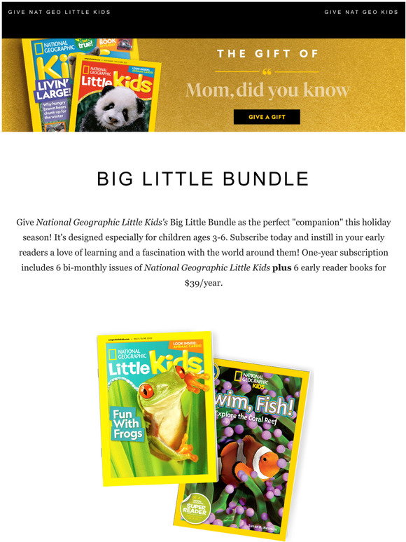 NATIONAL GEOGRAPHIC LITTLE KIDS BIG LITTLE BUNDLE visual data 5