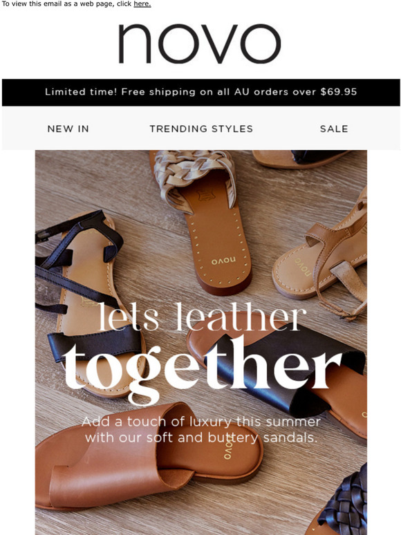 novo sandals sale