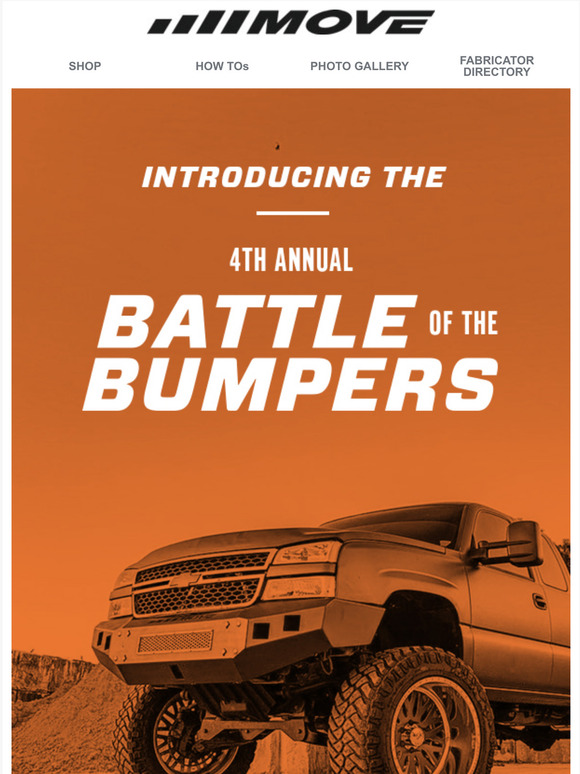 Move Bumpers Do You Have the best MOVE Rig of 2021? Milled