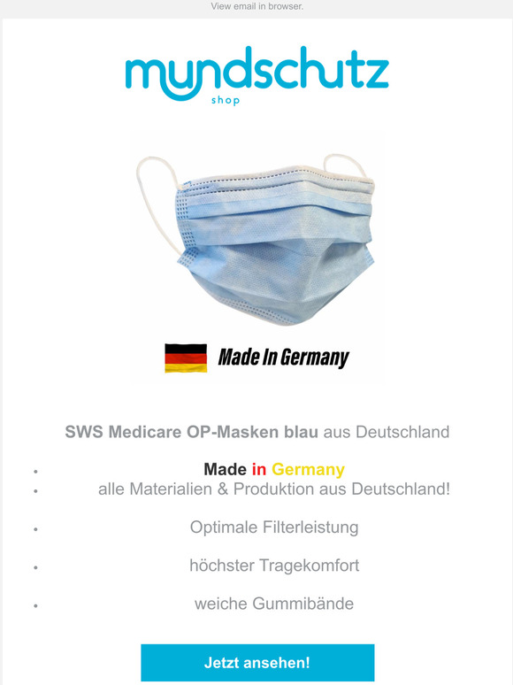  FFP2 und OP Masken aus Deutschland