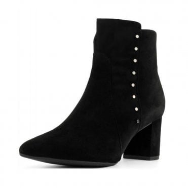 Peter Kaiser Bioni Ankle Boot in Black Suede