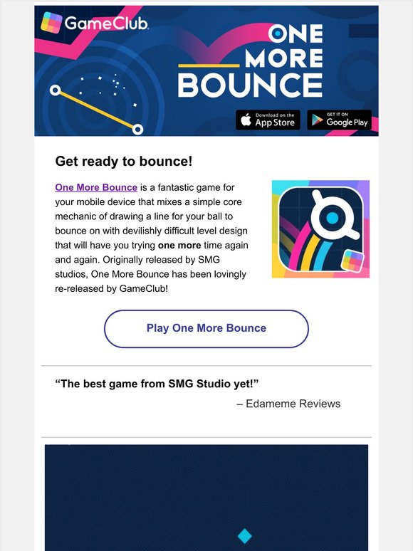 New GameClub Release: One More Bounce 