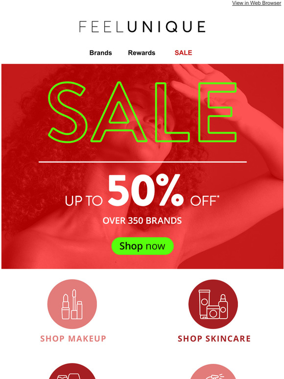 Don't. Miss. Out. | Up to 50% off over 350 brands