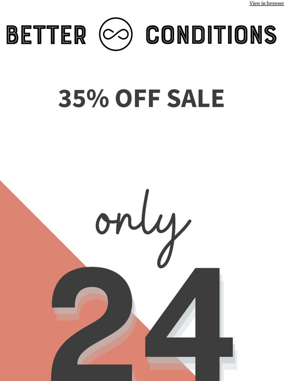 SALE EXTENDED!  24 hours left to get 35% off all CBD!