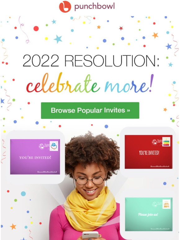 Punchbowl 2022 Resolution Celebrate more! Milled