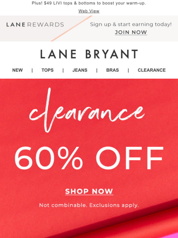 Lane Bryant: Those 3 little words: Sale. On. Sale. | Milled