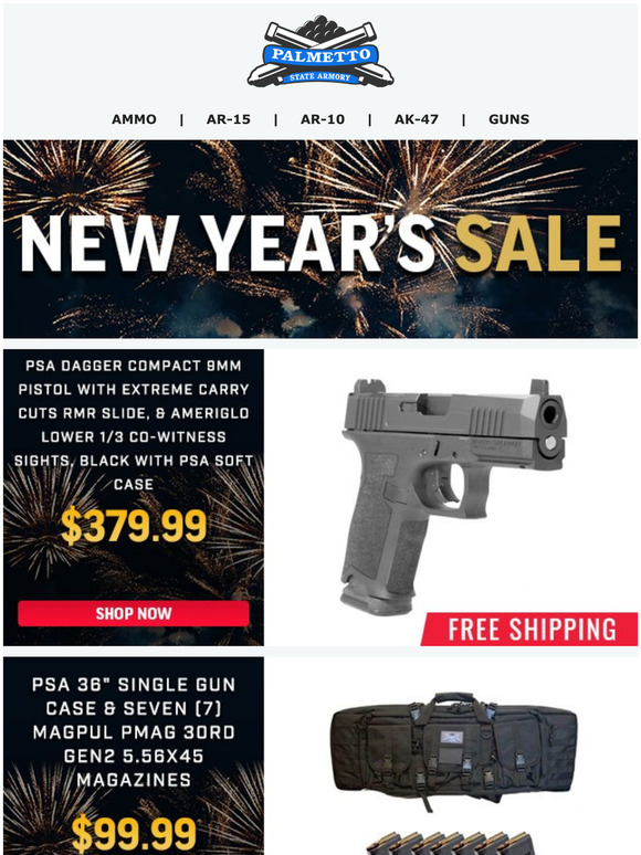 Palmetto State Armory New Year's Deals Are Ending Soon! Milled