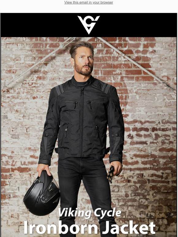 Viking cycle ironborn motorcycle textile clearance jacket