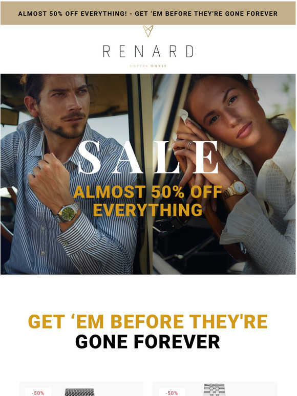 Happy New Year! Your favourites with up to 50% off!