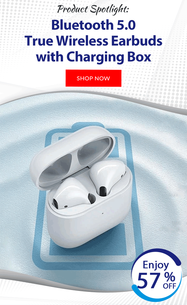 Dailysale 15 Bluetooth 5.0 True Wireless Earbuds Milled