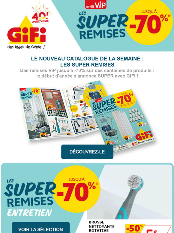 GiFi: Nouveau catalogue : Les super remises | Milled