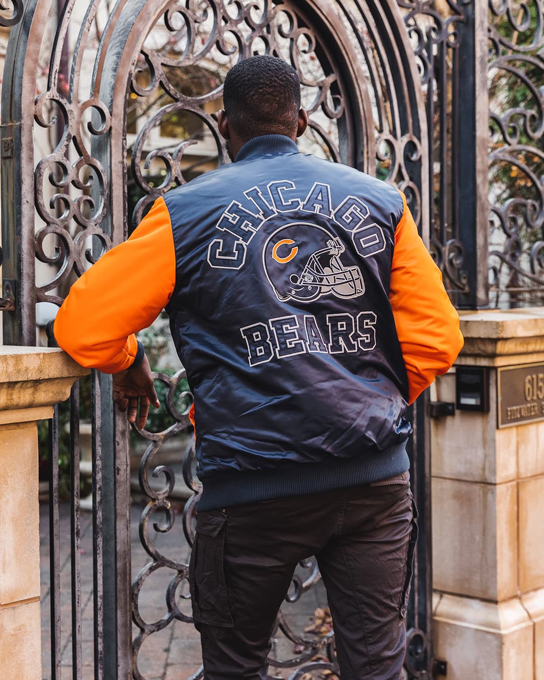 Chicago Bears Satin Starter Jacket