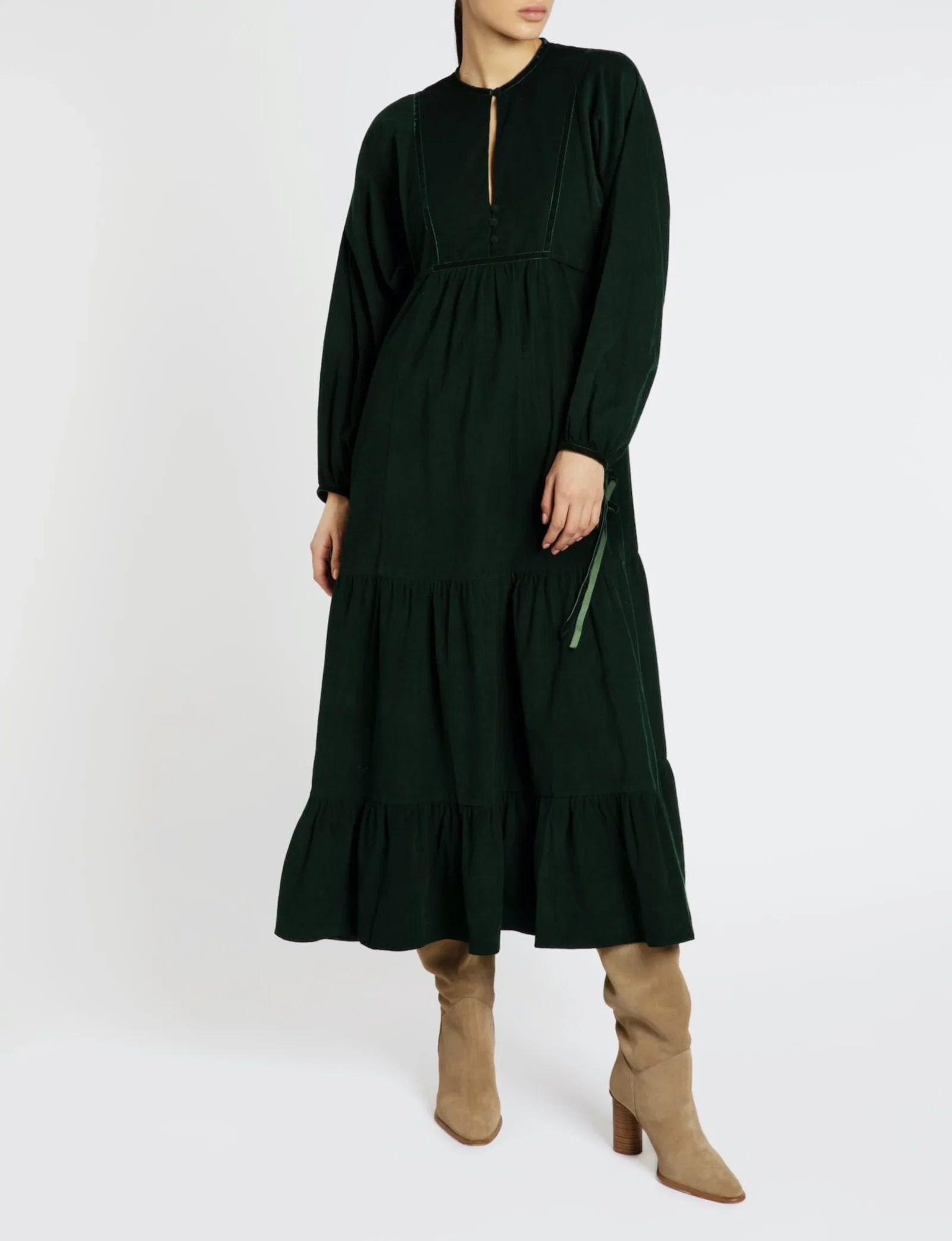 slim fit dress slacks Elegant Apple Green Dress main image 0