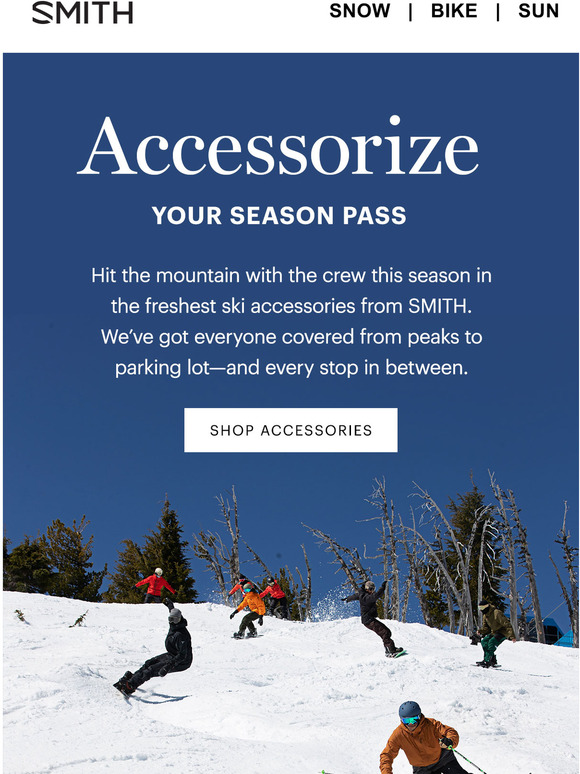 Smith Optics Upgrade your kit with essential accessories Milled