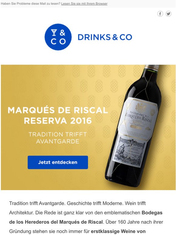 Marqus de Riscal Reserva 2016: Klassische Eleganz aus Rioja