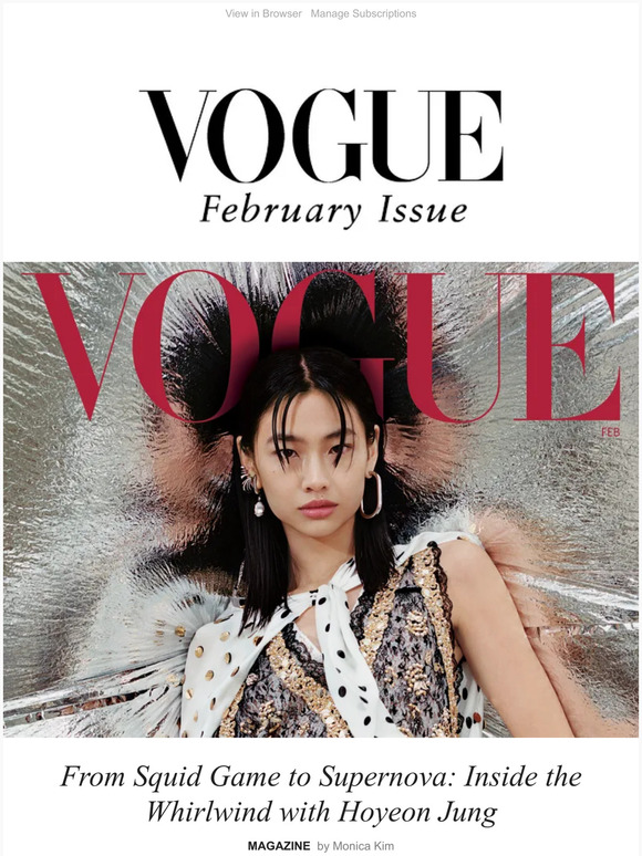 Vogue: Hoyeon Jung Is Our February Cover Star! 