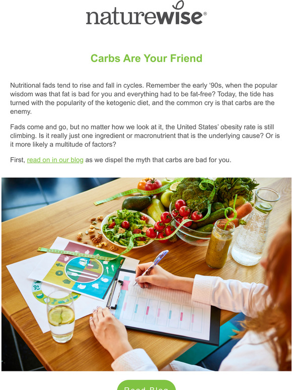 NatureWise Kicking Carbs to the Curb? Milled