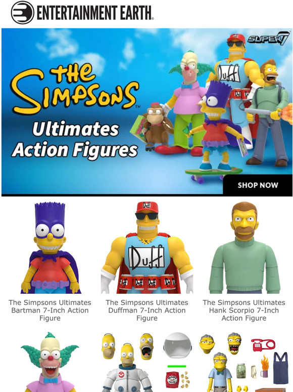 EntertainmentEarth.com: WOO-HOO! New Super7 The Simpsons Ultimates ...