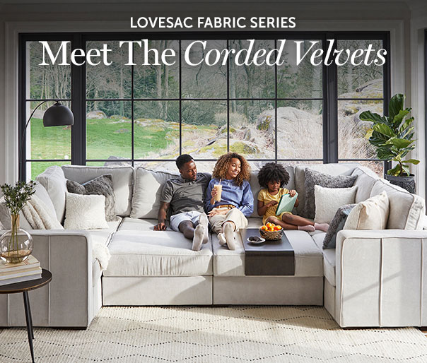 LoveSac The Lovesac Fabric Series Learn About Our Corded Velvets! Milled