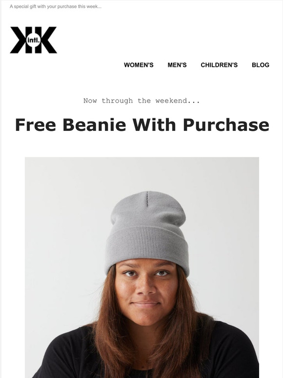 Get A FREE Beanie