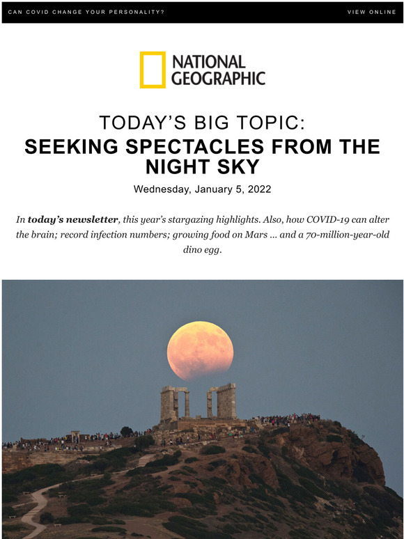 National Geographic Don't miss the eclipses, huddles, and meteor showers of 2022 Milled