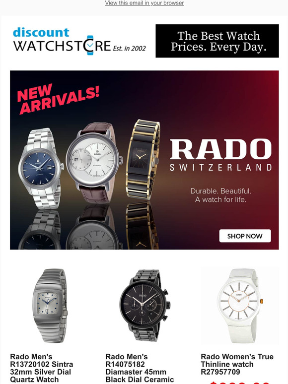 Discount rado online