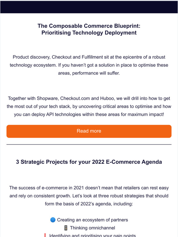 The Composable Commerce Blueprint: Prioritising Technology Deployment