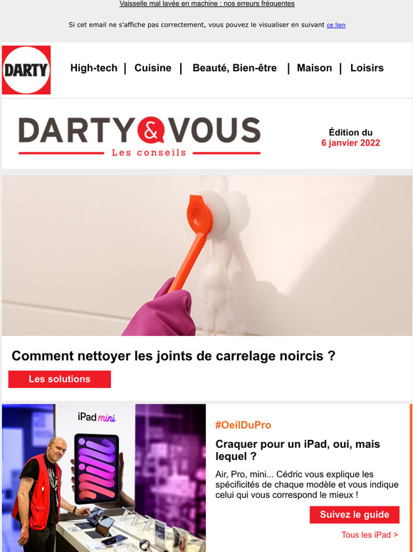 Joints de carrelage noircis ? | La trottinette star | Choisir son iPad