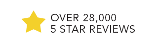 Over 28,000 5 star reviews