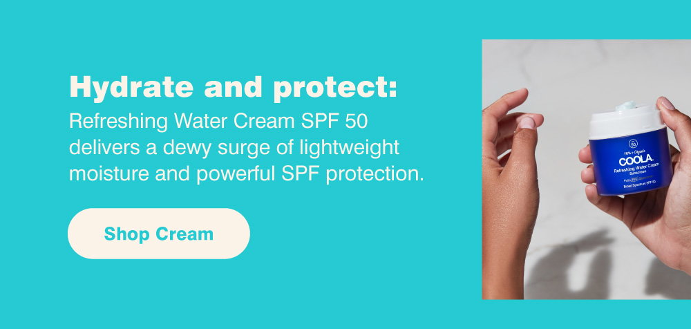 Hydrate and protect: Refreshing Water Cream SPF 50 delivers a dewy surge of lightweight moisture and powerful SPF protection. Shop Cream