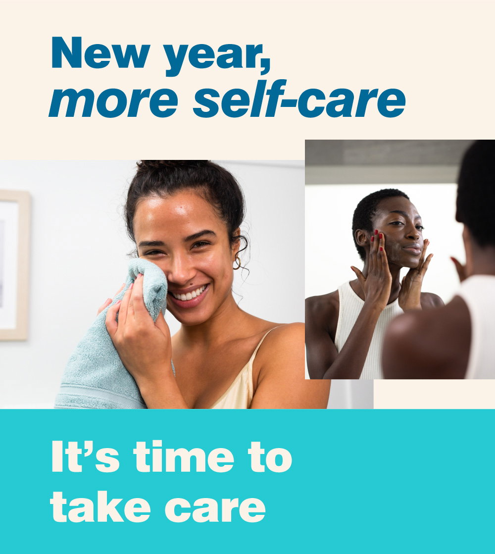 New year, more self-care. It's time to take care.