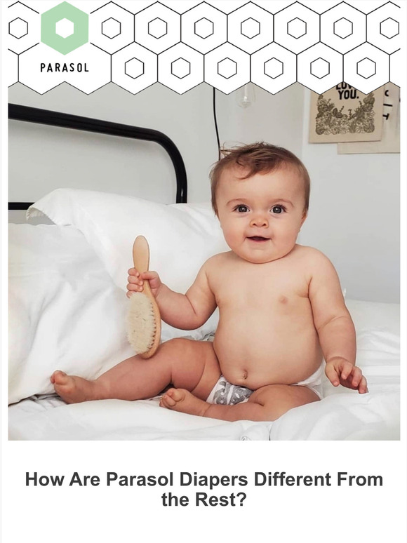 Parasol Co What Makes Parasol Diapers Different? Milled