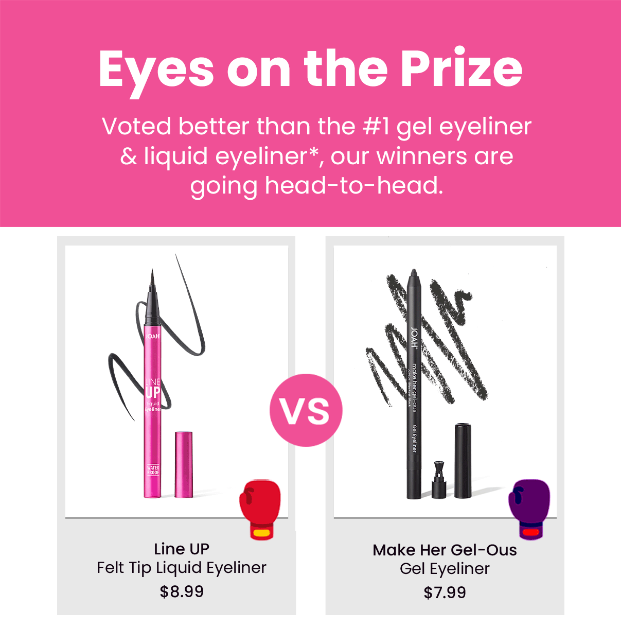 JOAH Gel VS Liquid Liner Showdown Milled