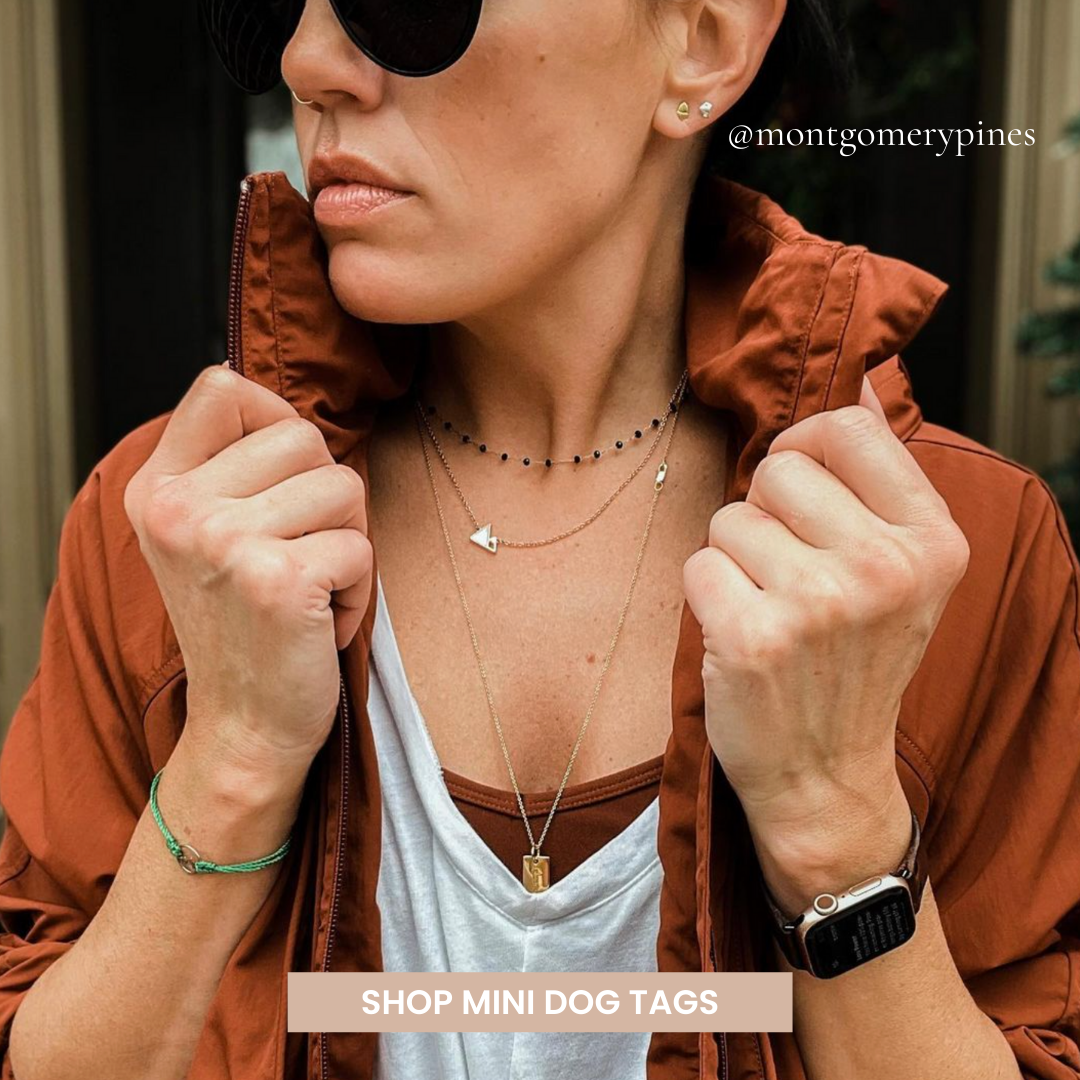 mini dog tags neckalce
