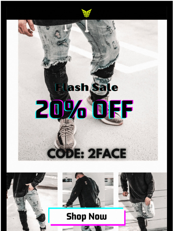 FLASH SALE! 20% OFF on this best-seller jeans 