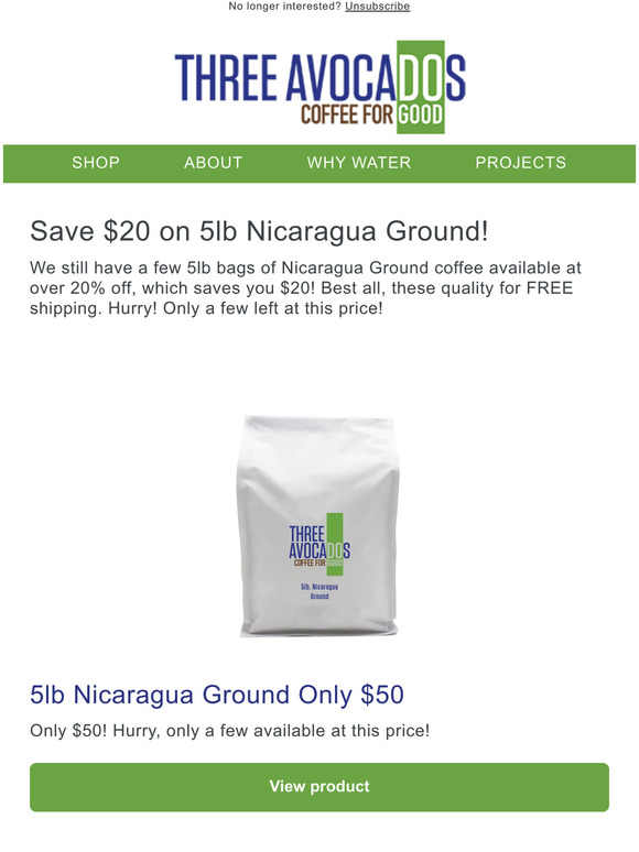 Only a few left at this price!