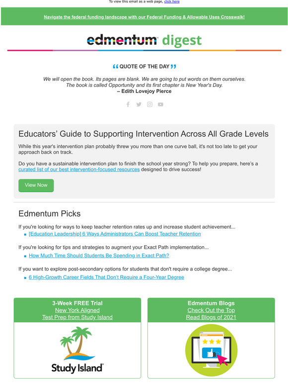 [January Digest] Intervention Guide, Teacher Retention Tips, Formative Assessment Workbook, and More!