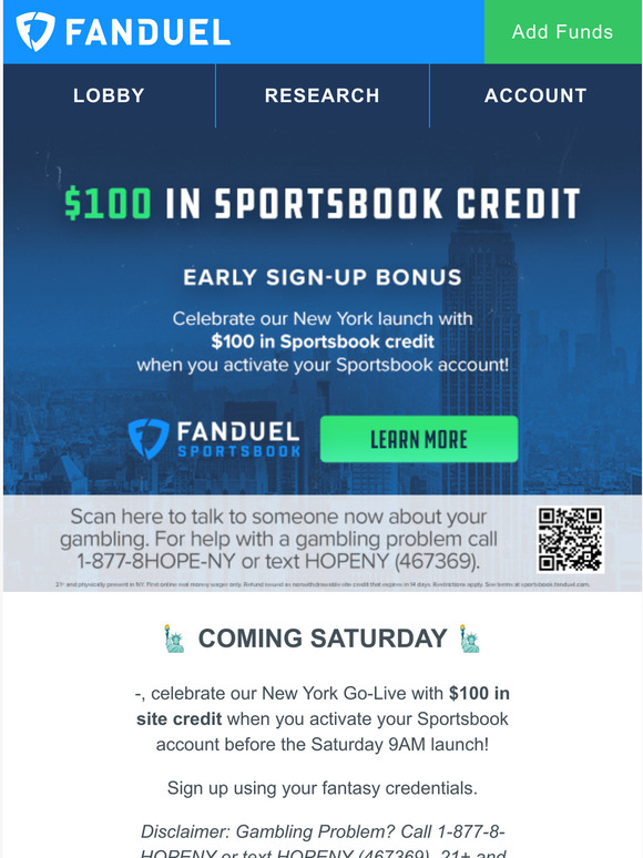 FanDuel: Free $10,00 Gridiron Pick'em Game