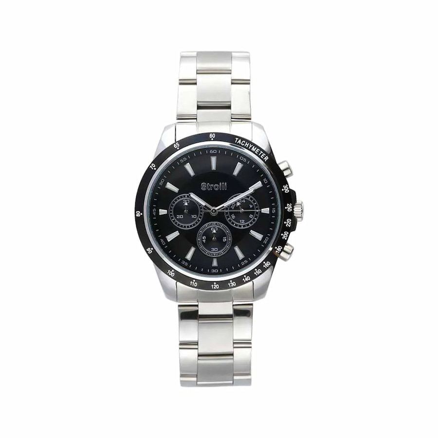 Orologio Uomo cronografo Stroili con cassa e cinturino in acciaio
