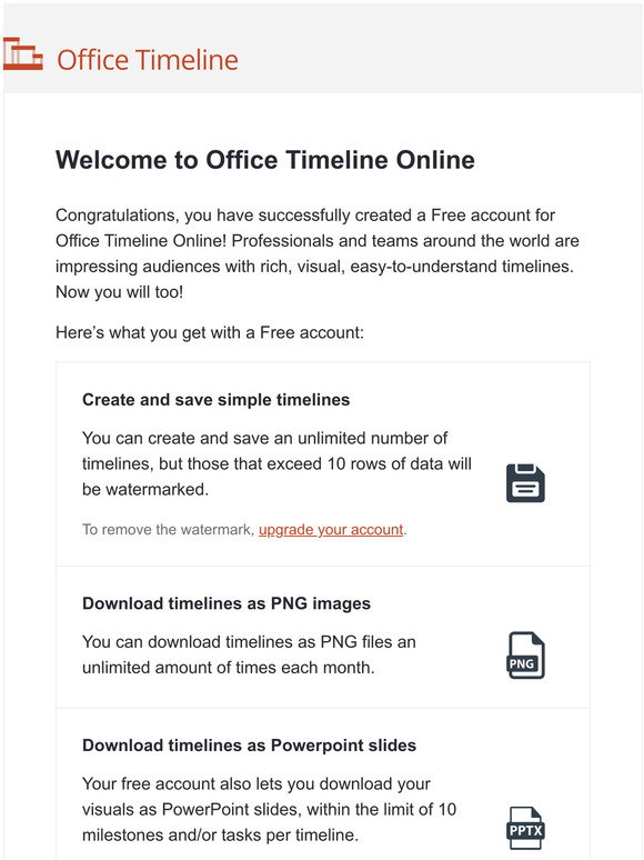 Office Timeline Emails From 2022