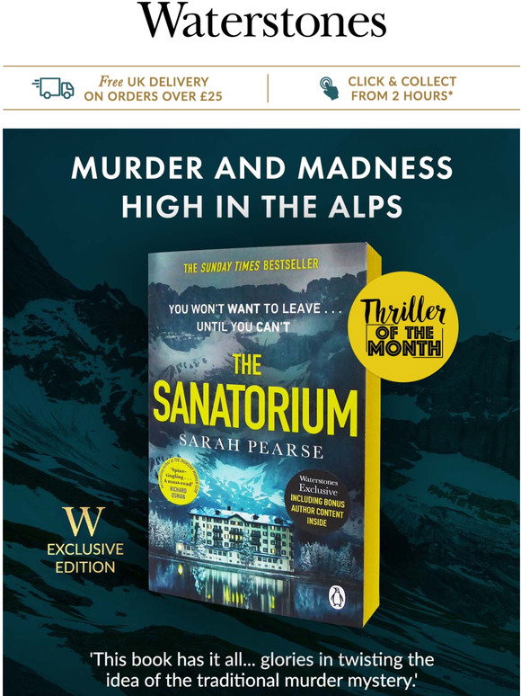 Waterstones Our Thriller Of The Month For January Milled