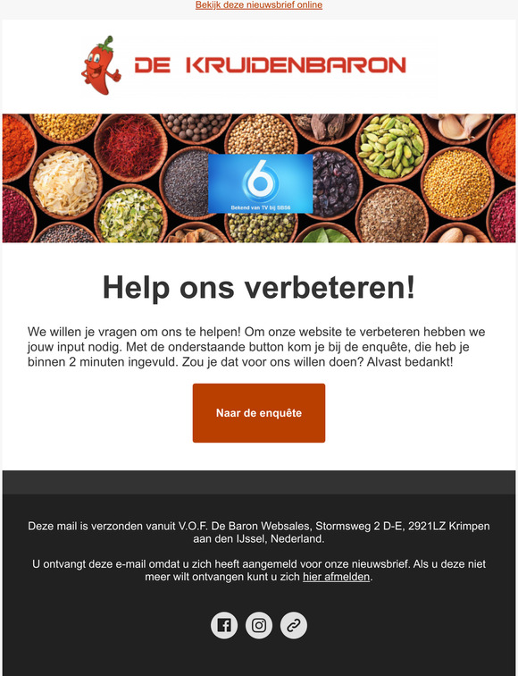 We zijn benieuwd naar jouw mening!
