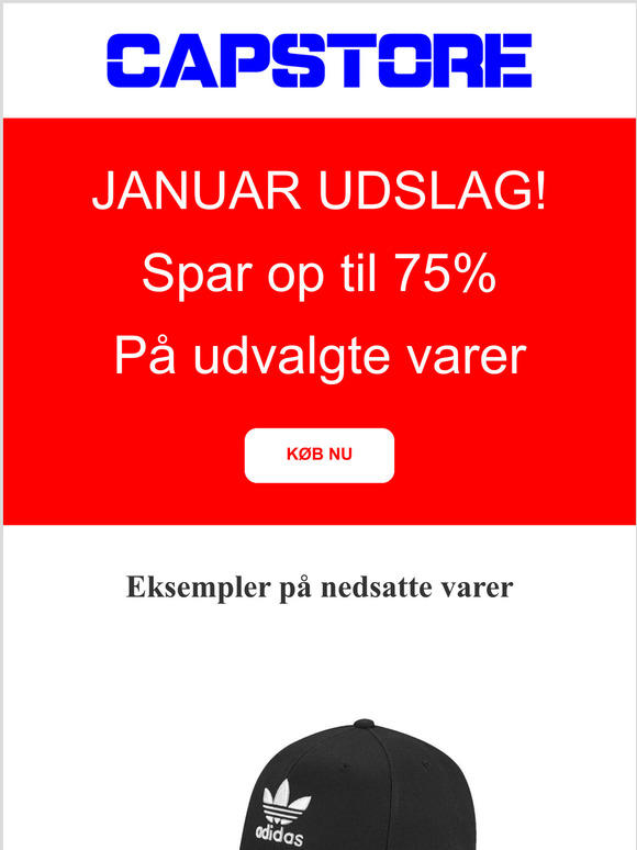 JANUAR UDSALG - Spar 75% p udvalgte varer!