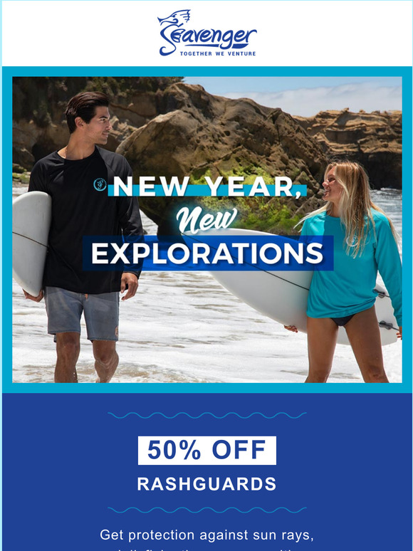50% OFF Rash Guards