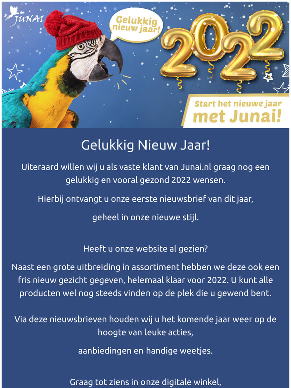 Gelukkig Nieuw Jaar van Junai!