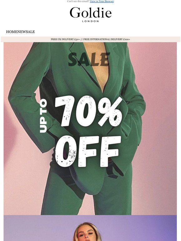  SALE up to 70% off