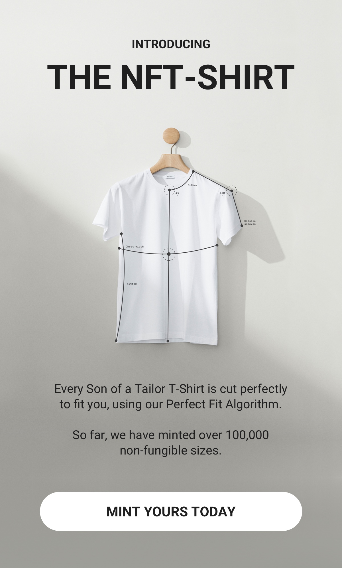Son of a Tailor Introducing The NFTShirt Milled