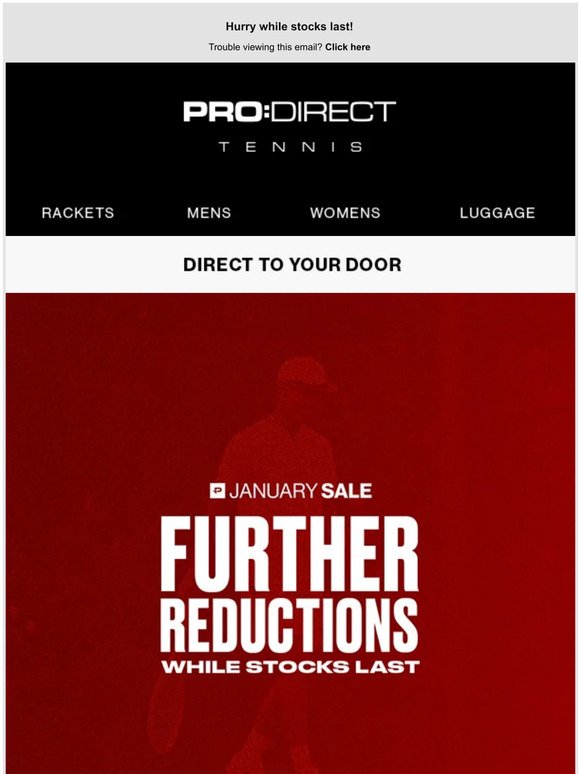 January Sale | Further Reductions