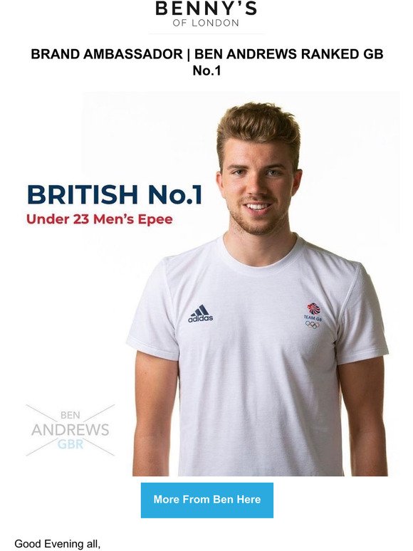 BENNY'S | Ben is British NO.1